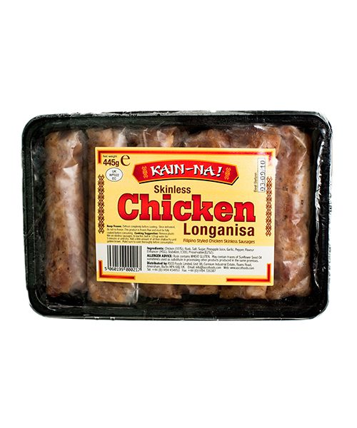 Kain-Na! FROZEN Skinless Chicken Longanisa